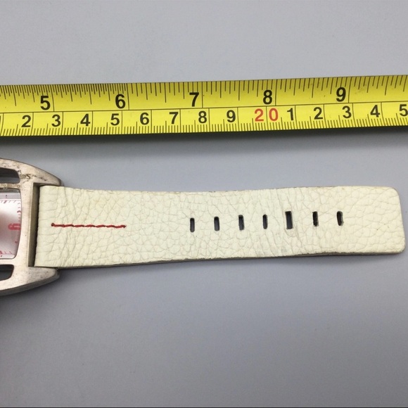 Vtg Wilsons Leather Silver and White unisex 44mm Watch - Picture 16 of 16